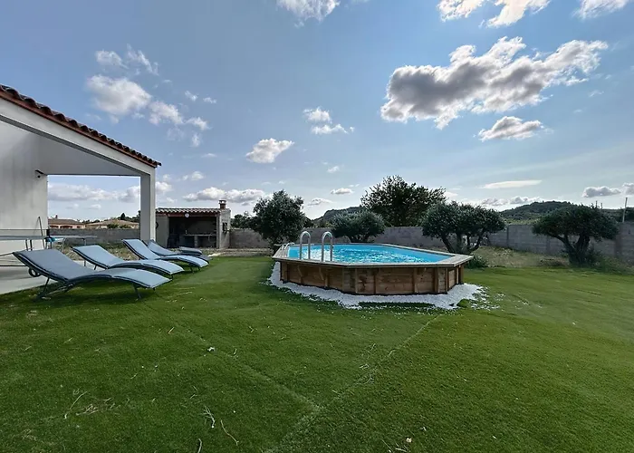 Grivia - Maison Avec Grand Jardin - Piscine - Petanque - Ping Pong Willa Saint-André-de-Roquelongue