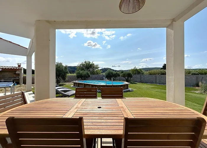 Willa Grivia - Maison Avec Grand Jardin - Piscine - Petanque - Ping Pong Saint-André-de-Roquelongue